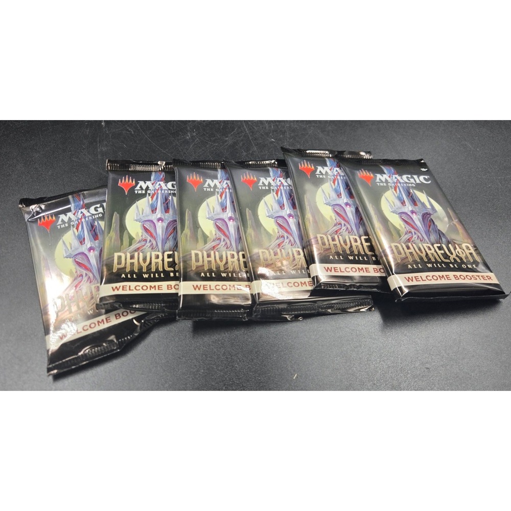 6 Magic The Gathering Phyrexia All Will Be One Welcome Booster Packs MTG Lot